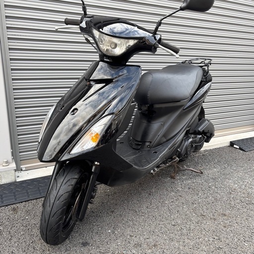 4245.低走行で即戦力　アドレスv125s シート、ミラー新品　綺麗な一台　千葉県柏市　即日配送、自走引き取りも可能