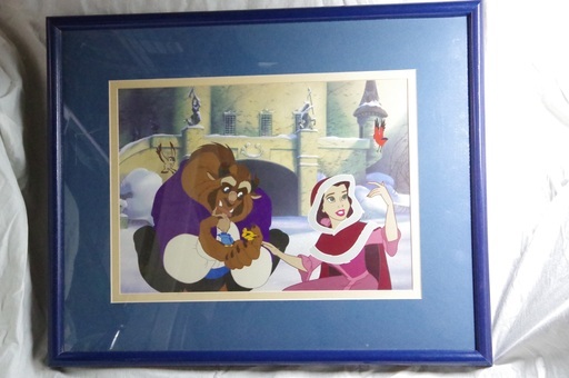 【激レア！秘話あり】美女と野獣 原画 リミテッドエディション　あの橋本龍太郎元首相と争奪戦！？