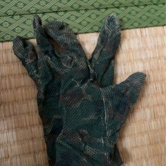 迷彩グローブ 右手のみ サバゲー の画像