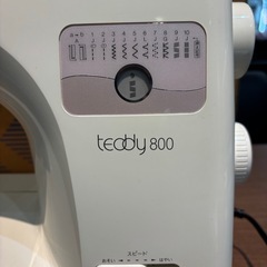 超美品 ブラザー ミシン teddy800 テディ800 の画像