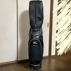 ミズノ ゴルフバッグ（黒）の画像