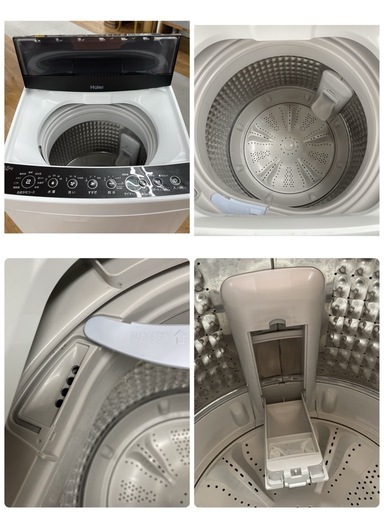 R529 ☀️ Haier 洗濯機（洗濯5.5㎏) 21年製 JW-C55D ⭐ 動作確認済 ⭐ クリーニング済
