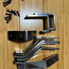 革張りL字ソファーの画像