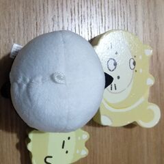 シマエナガ＆すみっコぐらし木製玩具の画像