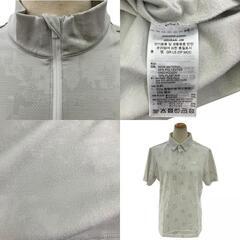186004 現状品 adidas アディダス adidas adidas golf 半袖　長袖　セット M グレー アディダス　ゴルフ メンズ 2点まとめ売り [0000000000393]の画像