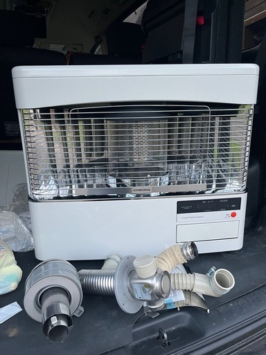 コロナFF式ストーブ一式「1ヶ月使用ほぼ新品」今日中引き渡しで3万円