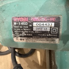 RYOBI 電気丸ノコ　W-146Dの画像