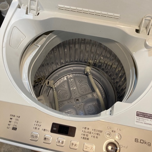 【ジモティー割】SHARP 2022年製 6.0kg 洗濯機（ID1304）