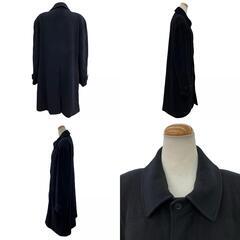 186005 現状品 BURBERRY BLACK LABEL バーバリーブラックレーベル BURBERRY BLACK LABEL コート ブラック カシミヤ メンズ [0000000000406]の画像
