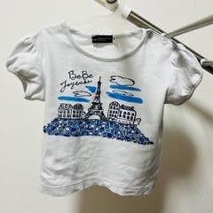 80㎝BeBe半袖Tシャツ　スパッツセットの画像