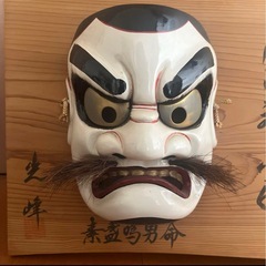 備中神楽面の画像