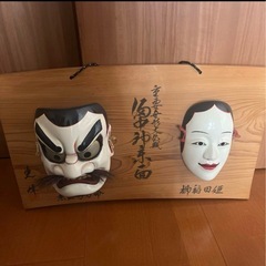 備中神楽面の画像