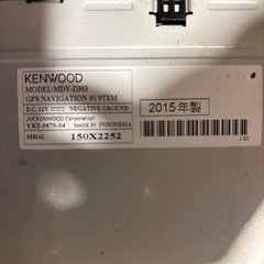 ケンウッドナビ　D303 スイッチ欠けありの画像