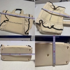 【値下げ！】JILL by JILL STUART フリルトート　大　ホワイトの画像