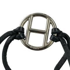 186005 HERMES エルメス 手袋 ブラック 7サイズ レザー レディース [0000000000418]の画像