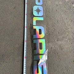 スノーモービル Polarisステッカーの画像
