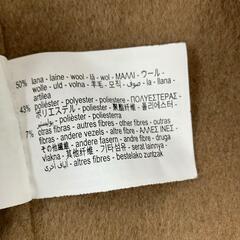 186004 ZARA ザラ ベルト付きロングコート XS ベージュ ウール/ポリエステル [0000000000438]の画像
