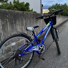 6段変速自転車24インチの画像