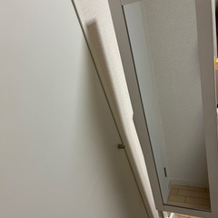 アクセサリー収納付き　全身鏡の画像
