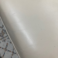 ケルビンジョルマーニ　本革製2pソファー　※キズ・ペン跡ありの画像