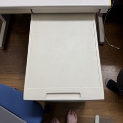事務所机　片袖別付き
の画像