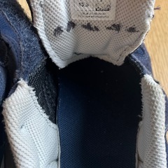 new balance ネイビー スニーカー ベルクロ　15.5センチの画像