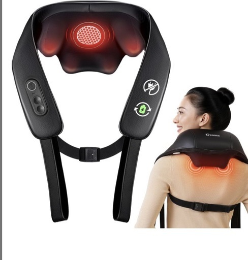 肩リラクゼーション　コードレス コンパクト 軽量 ベルト付き プレゼント