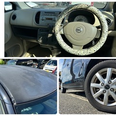 社外アルミホイール　ダンロップバリ山　エアコン良好　日産　モコの画像