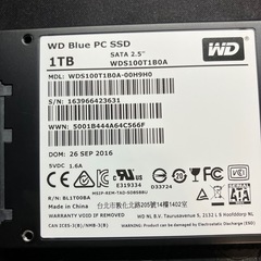 Western Digital 1TB WD Blue SA510 SATA 内蔵ソリッドステートドライブ SSD - SATA III 6Gb/s 2.5インチ/7mm 最大560MB/s - WDS100T3B0A 動作確認済みの画像