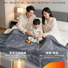 【新品】電気毛布の画像