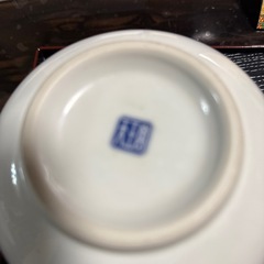 天王窯 尾形光琳 燕子花図柄　朝がゆ揃セットの画像