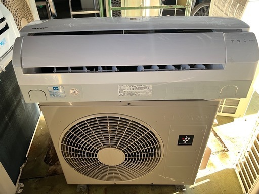 シャープエアコン6畳用3ヶ月保証付き標準工事込み