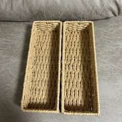 ニトリ　カトラリーケース2個セットの画像