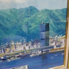 油絵、神戸港(小林 幸三)の画像