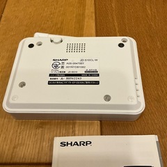 SHARP シャープ JD-S10CL-W デジタルコードレス電話機の画像