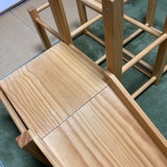 木製ジャングルジム滑り台付きの画像
