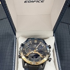 未使用 カシオ エディフィス ECB-2000YNP-1AJF タフソーラー ブルーｘゴールド スマートフォンリンク EDIFICEの画像