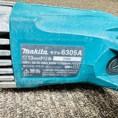 makita 電気ドリル　6305Aの画像