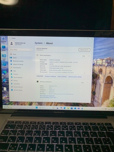 Mac macbook pro 2012