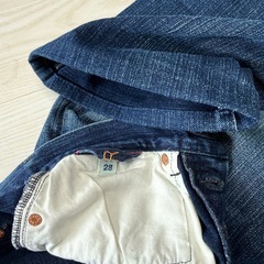 45R デニムパンツ　W28 バギーの画像