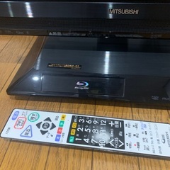 三菱 BDレコーダー搭載TV LCD-22BLR500 HDD500GB 22V MITUBISHI 22インチ ブルーレイ Blu-ray Real リアル ミツビシ 液晶テレビの画像