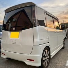 特別仕様車☆走行10万キロ！月々9千円〜分割払い可❗️ 車検2年付き！【名義変更代込み】大人気☆スズキ パレットSW☆Bluetooth対応ナビ付き☆走行中DVD見れます☆ETC付き☆電動スライドドア☆ドラレコ☆スマートキー☆フルオートエアコン☆純正アルミ☆そのまま乗って帰れます‼️の画像
