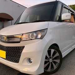 特別仕様車☆走行10万キロ！月々9千円〜分割払い可❗️ 車検2年付き！【名義変更代込み】大人気☆スズキ パレットSW☆Bluetooth対応ナビ付き☆走行中DVD見れます☆ETC付き☆電動スライドドア☆ドラレコ☆スマートキー☆フルオートエアコン☆純正アルミ☆そのまま乗って帰れます‼️の画像