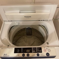 パナソニック　洗濯機の画像