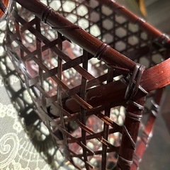 大小籐籠　美品の画像