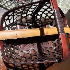大小籐籠　美品の画像