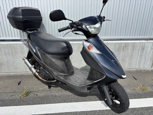 ⭐️アドレスV125.フルパワーモデル『K6』⭐️マフラーなどカスタム❗️便利なリアBOX付き⭐️125cc原付二種スクーター⭐️