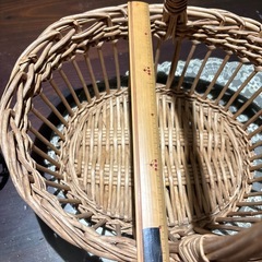 籐籠②の画像