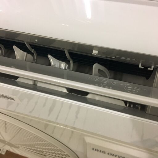 【月内値下げ中】 25043  ルームエアコン 100V IRIS OHYAMA 2023年製 6畳用 大阪取付工事提携業者紹介16,