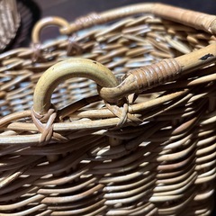 籐籠③の画像